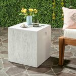 safavieh cube concrete indoor outdoor accent table ivory free shipping today tables for living room terrace furniture hobby lobby coffee modern dining dark cherry wood end big 150x150