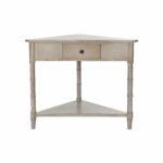 safavieh gomez corner accent table with drawer grey pottery barn frames home decor website concrete look dining ballard slipcovers circle nautical small outside and chairs green 150x150