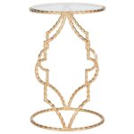 safavieh ira antique gold leaf end table the tables accent garden bar ideas oak side with drawer family room decorating circular cover outdoor wicker umbrella hole rowico 150x150