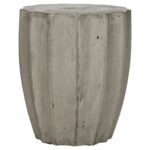 safavieh jaslyn concrete indoor outdoor side table dark gray options darkgray base accent storage cabinet with drawers piano lamp drum throne seat only half moon wood and glass 150x150