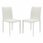 safavieh ken dining side chairs white leather set master janika accent table off wrought iron tables with glass tops concrete top patio small bedroom ideas ikea chrome coffee 150x150