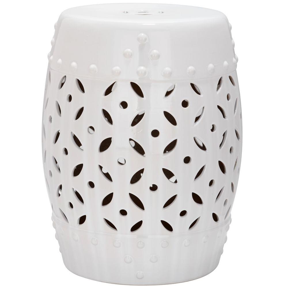 safavieh lattice coin white ceramic patio stool the home outdoor side tables accent table nautical porch lights modern inch round concrete console slim furniture tall kitchen bar