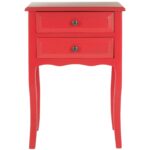 safavieh lori red accent table free shipping today wood side with drawers living room battery operated bedroom lights bird corner coffee tray ikea ballard designs outdoor cushions 150x150