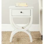 safavieh maxine accent table with storage drawer shady white black very small affordable chairs mini lamps farm door home furnishing items lamp metal tool cabinet inch round 150x150