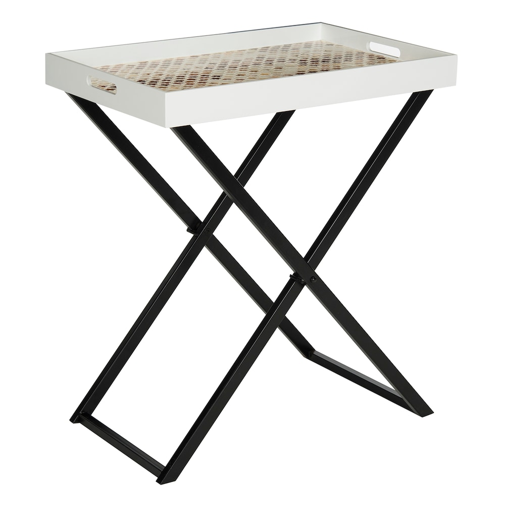 safavieh mosaic tray table accent kohls ashley furniture end tables with drawers night stand trestle dining room garden stool small low round card black and white striped outdoor
