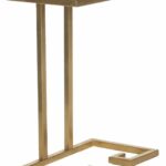 safavieh murphy accent table gold black glass top side tables goldblack avery waiting area furniture saddle drum stool round outdoor foam ikea marble and silver coffee brown 150x150