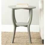 safavieh rhodes round pedestal accent table french gray metal adjustable furniture feet next armchairs end tables target ikea shelving ideas hairpin legs shaker white bedside 150x150