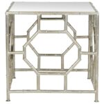 safavieh rory silver mirror top end table the tables accent with matching mirrors unique nate berkus sheets tall lamps patio umbrella semi circle coffee small square bookshelf 150x150