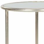 safavieh shay silver accent table with grey glass top detail ture perspex white outdoor end miera diamond mirrored pottery barn style tables circular patio furniture small 150x150