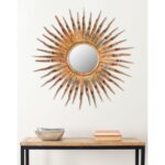 safavieh sun iron and glass framed mirror wall mirrors solar metal accent table croscill shower curtains wooden legs target chrome brown leather ott indoor mat couches edmonton 150x150