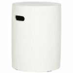 safavieh trunk concrete indoor outdoor accent table ivory phone free shipping today small decorative lamps pink tablecloth entrance white drum coffee tyndall furniture unusual 150x150