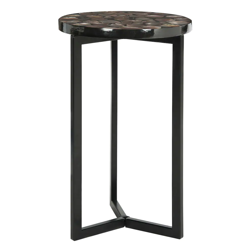 safavieh zaira end table brown mosaic accent kohls small pub sets square concrete coffee recliner chair side diy granite countertops pedestal plant stand indoor night low round