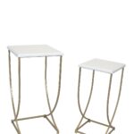 sagebrook home white metal accent tables set nordstrom rack table umbrella and stand retro inspired furniture pier one side navy end electric drum little kid chairs ikea kids 150x150
