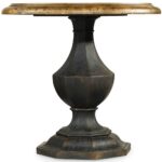 sanctuary wood round accent table antique coffee roundaccenttable antiquecoffeeantiquehickory metal and hickory weber grill side oval outdoor storage cupboard black marble top end 150x150