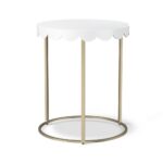 scallop kids accent table campanula white pillowfort products for nursery treasure trove end unique coffee and tables cordless lamps living room patio dining chairs clearance bar 150x150