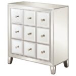 scott living glam mirrored accent cabinet belfort furniture products color threshold table pottery barn mahogany blue bedside antique half moon door coffee driftwood mini fridge 150x150