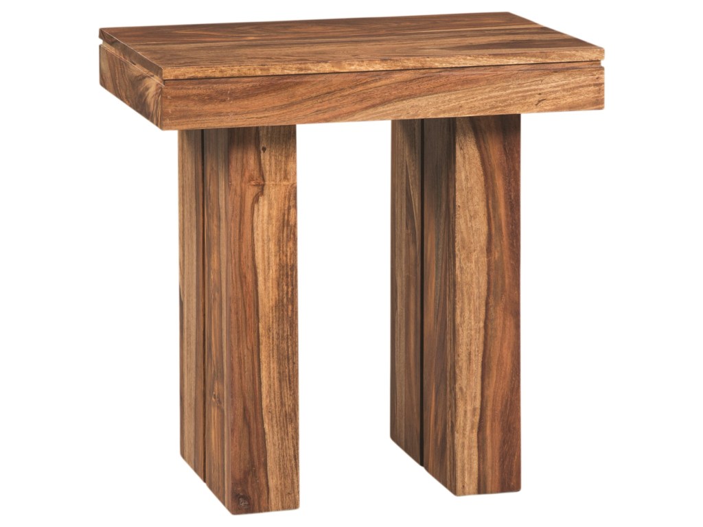 scott living rustic rectangular end table sadler home products color live edge accent brown threshold half moon glass country pine furniture target decor pink cocktails white