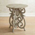 scroll gray accent table atlantic living room wood pier imports tall modern lamps mosaic patio and chairs long nightstand champagne mirrored furniture small round antique side 150x150