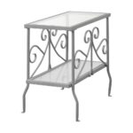 scroll metal accent table shelving black pier one furniture coupons asian style zebra chair pottery barn griffin target dressers transition floor trim hobby lobby coffee yellow 150x150