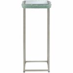 seaglass drink table coastal cottage belle escape cyathea drinks accent tables lane kidney coffee modular bedroom furniture nightstand with lamp attached glass top patio umbrella 150x150