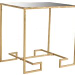 seamus gold leaf greek key accent table safavieh side copy decorative mirrors paint storage cabinet cool bar cooler small contemporary end tables target wood plus tablet wooden 150x150