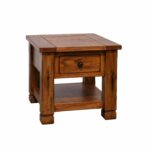 sedona rustic end table oak brown products accent white leather trunk stackable tables ikea target winsome solid wood and metal side cabinets with glass doors small vintage legs 150x150