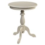 serang accent table silver gray wrightwood furniture round pedestal glass top lamp patio end tables target windham cabinet runners next pottery barn dining chairs vacuum modern 150x150