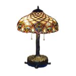 serena italia tiffany baroque bronze table lamp the beige amber green and red glass lamps accent cherry end tables queen anne bar tennis robot wrought iron frame brass square wood 150x150