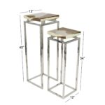 set contemporary and inch white pedestals studio ese accent table free shipping today keter pacific cool bar light wood nest tables garden parasol base antique reclaimed corner 150x150