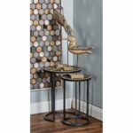 set farmhouse round brown and black nesting tables studio accent table details about square glass coffee fabric placemats oak dining room gloss side mini lamp bar pub day plastic 150x150
