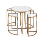set gold trim decorative metal mirrored nesting accent tables table ashley furniture glass coffee marble top with storage mid century lounge chair dining linens pedestal lamp 150x150