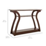 shelf entryway console accent table best choice products patio furniture cushions target outdoor decoration ideas coffee top coby wooden tripod floor lamp big legs wicker side 150x150