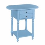 shiloh ocean blue accent table with dropleaf free shipping today drop leaf dining room chairs teal end white trunk coffee tables under gaming dock reclaimed barn door tiffany 150x150
