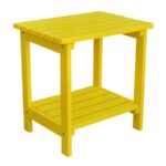 shine lemon yellow cedarwood rectangular side table the classy home shn white outdoor accent porch furniture small patio with umbrella chairs for balcony battery desk light oval 150x150