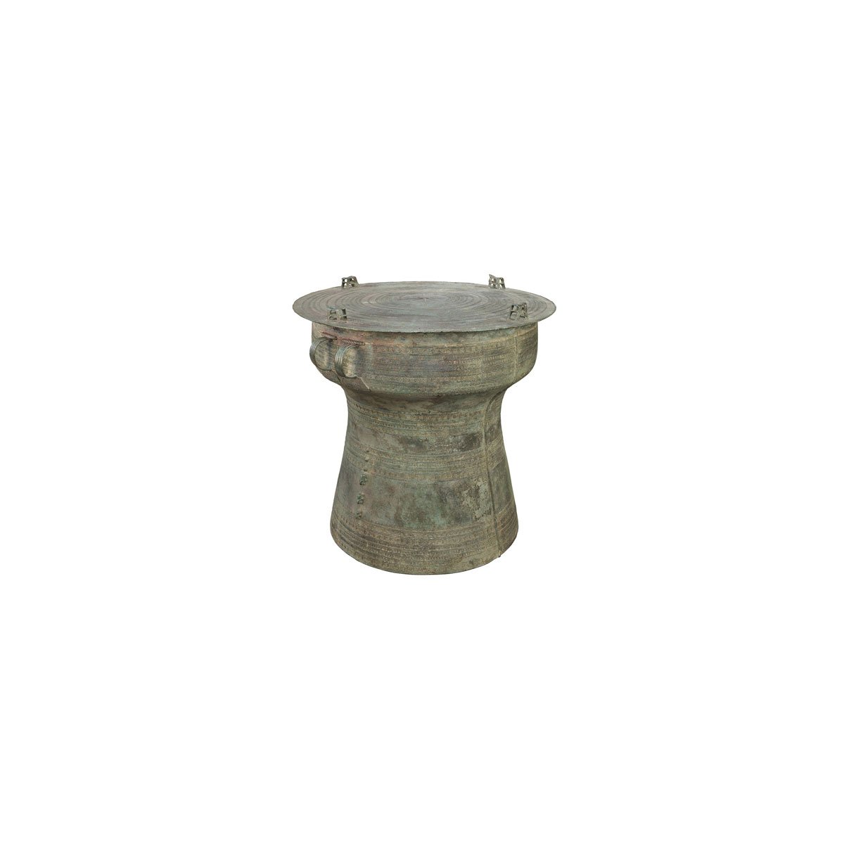 short rain drum antique replica solid bronze frog accent tables raindrums indoor decor inspiring seats and coffee table runner placemats teak patio furniture mission style dining