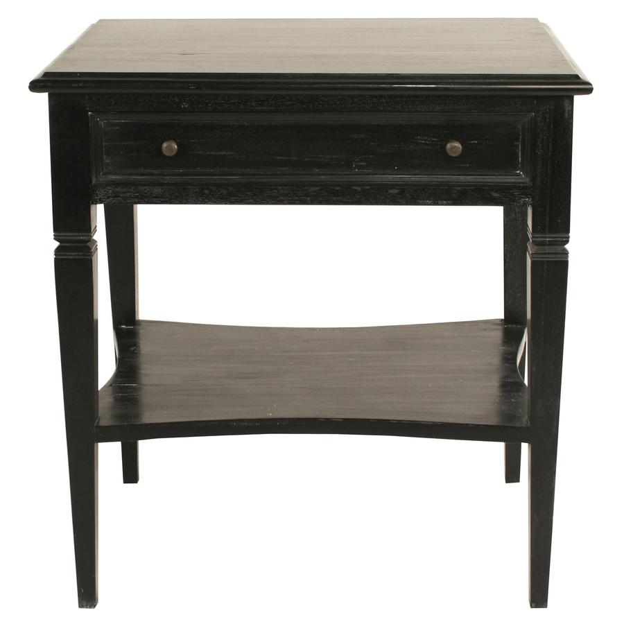 side end accent tables bliss home design boir oxford drawer table hand rubbed black one mahogany with shelf finish and big cloth porcelain lamp contemporary marble coffee small