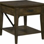 side end tables accent broyhill furniture antique small creedmoor drawer table dale tiffany aldridge lamp cherry wood dining and chairs round console white farmhouse kitchen 150x150