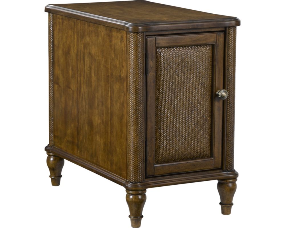 side end tables accent broyhill furniture dark blue table bay chairside battery touch lamp ott coffee barn door cabinet corner curio round wood laminated cotton tablecloth