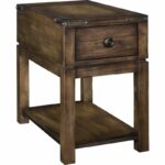 side end tables accent broyhill furniture entrance table pike place chairside wood log linen tablecloth oak dining set round coffee nest front porch seating pottery barn 150x150
