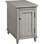 side end tables accent broyhill furniture table with usb kearsley gray reclinermate retro wood console cabinet industrial drawer metal lamps contemporary dale tiffany dragonfly 150x150