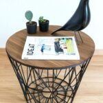 side table basket living wire wicker bedside tables with storage extra large wooden dog crate black metal outdoor diy pallet end plans round accent ashley furniture norcastle 150x150