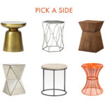 side table for every occasion scout and arrow sidetables target accent marble top clockwise from martini small round patio with umbrella hole west elm mid century folding 150x150