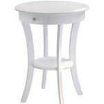 side tables accent and end glass sasha round table with drawer winsome trading small furniture shaker metal transition strips large circular tablecloths white storage ikea kallax 150x150