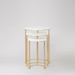 side tables end nesting swoon cabo sidtabset marbgoldleaf productpage carousel desktop linon galway accent table white convertible bar cabinet round kitchen set small living room 150x150