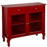 sideboard buffet cabinet glass doors foyer entry accent table with console storage and drawers server sturdy modern for hallway contemporary wood metal round hairpin leg bar 150x150