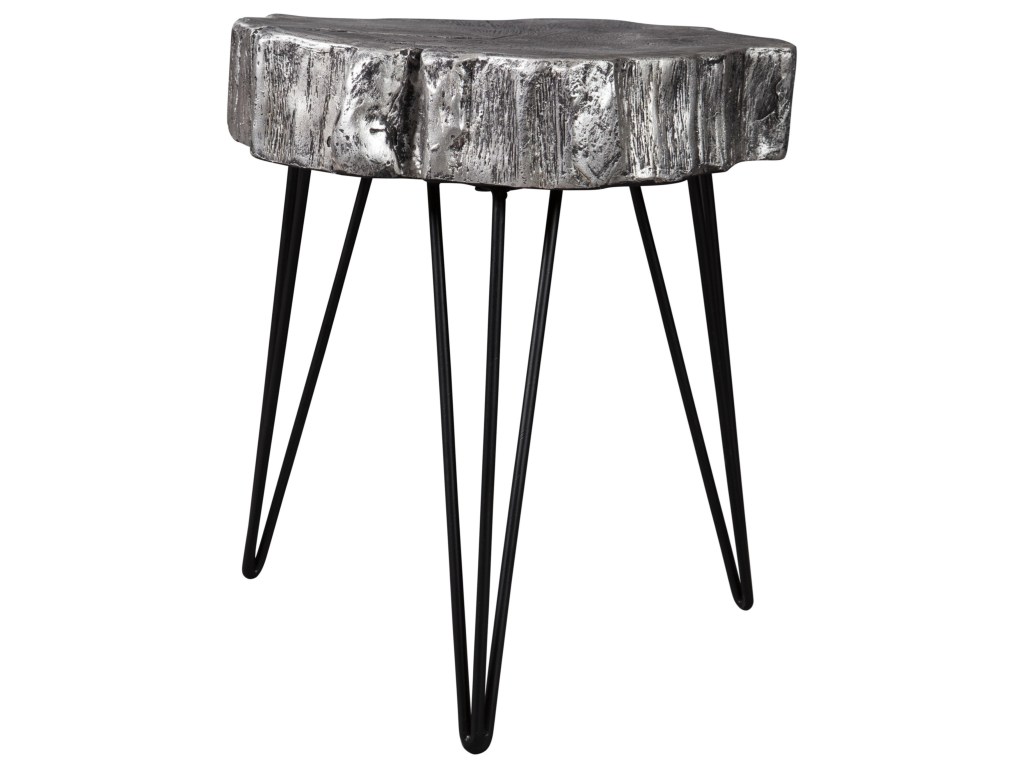 signature design ashley dellman antique silver finish products color turned leg accent table threshold dellmanaccent tan leather chair plastic garden storage boxes aluminum patio