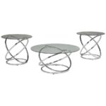 signature design ashley hollynyx piece clear tempered glass accent table set brown lamps target cabinet tiffany style chandelier unfinished round end mirror coffee ikea old 150x150