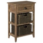 signature design ashley oslember accent table with products color brown woven baskets household furniture end tables high bar kitchen harvest dining pottery barn small patio and 150x150