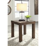 signature design ashley ossereene rustic square end table products color threshold parquet accent ossereenesquare pork pie drum throne small battery powered lamp patio bench half 150x150