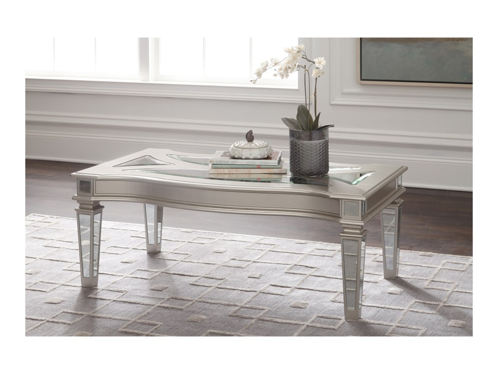 signature design ashley tessani silver finish rectangular products color jackson patio accent table tessanirectangular cocktail rustic dark wood coffee knotty pine black marble